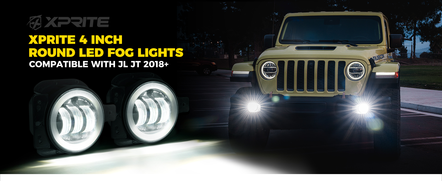 Amazon.com: 300% Bright 60W LED Fog Lights w/DRL Compatible with